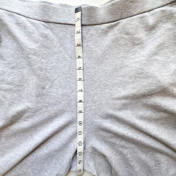 Eileen Fisher Slouch Ankle Cozy Grey Stretch Lounge Pants Large USA Made - Picture 10 of 14